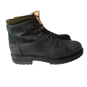Mr PorterJacques Shearling-Lined Waxed-Suede Boots Men's Size 12 Mr. P.
